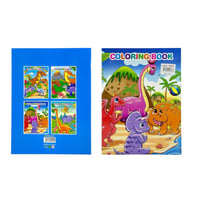 دفتر تلوين مع ملصقات - ديناصورات