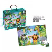 بزل 48قطعة حيوانات الغابة