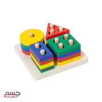 تكديس الاشكال الخشبية