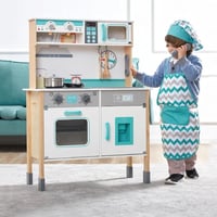 مطبخ خشبي تفاعلي اضاءة وصوت