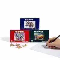 مجموعة الوان خشبية 36 قطعة