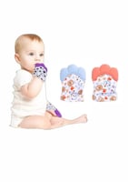 قفازين عضاضة للمواليد