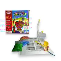 الرسم بالرمل الملون