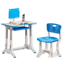 طاولة مدرسية ازرق