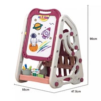 2 في 1 رف كتب مع سبورة