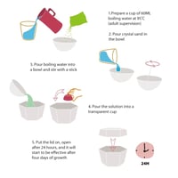 لعبة نمو الكريستال