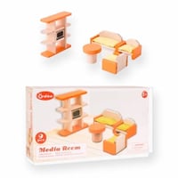 اثاث بيت دمى خشبيه