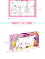 بساط تلوين قابل للغسل ازرق