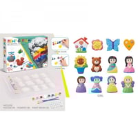 التلوين على الجبس دمى