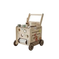 عربة المطبخ الخشبية