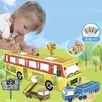 بزل 3D + تلوين