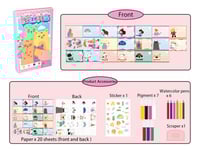 الرسم الابداعي بالسحب - DIY صناعة كروت
