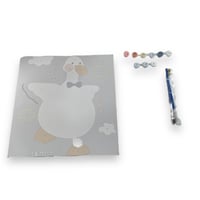 لوح تلوين خشبي مرقم 30*30سم