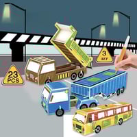 بزل 3D + تلوين