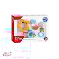 طقم عضاضة+خشيشة أطفال