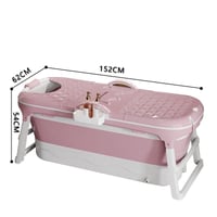 بانيو للكبار قابل للطي زهري