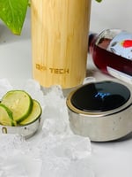 حافظة سوائل من خشب البامبو