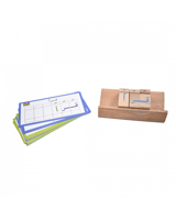 صندوق خشبي تعليم الحروف