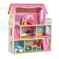 بيت الدمى الخشبي