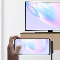 منصة تدعم منفذ شحن و سماعة و شاشة