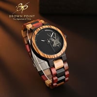 ساعة خشبية رجالية