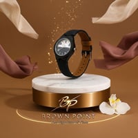 ساعة خشبية نسائية