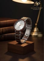 ساعة خشبية رجالية