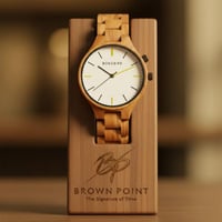 ساعة خشبية للجنسين