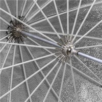 قلو ايزي لوك مظلة فيبرجلاس فضية كبيرة (51 بوصة) Gl...