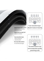 سجادة حمام من القطيفة بتقنية Da Jiang غير قابلة لل...