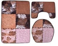 طقم دعاسة حمام 3 قطع مانع للانزلاق