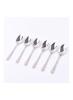 طقم أدوات مائدة من الإستانلس ستيل مكون من 24 قطعة...