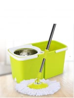 ممسحة مع دلو مقسوم لجزئين بدوران 360 درجة جودة عال...