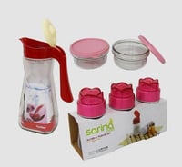 مجموعه مكونه من جاك و3علب توابل و2 علب تخزين