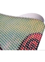 دعاسة باب مانعه للانزلاق بطبعة أزهار