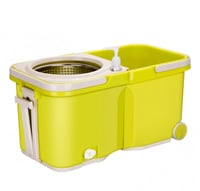 ممسحة مع دلو مقسوم لجزئين بدوران 360 درجة جودة عال...