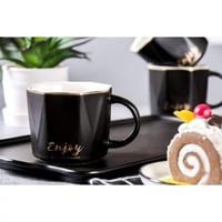 طقم شاي سيراميك مكون من 6 قطع