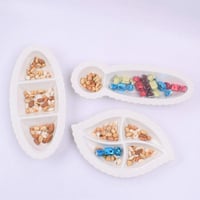 أطباق سيراميك للتقديم 3 قطع بأشكال مميزة