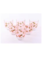 اكواب زجاجية 6 قطع