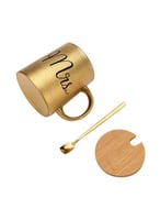 كوب سيراميك ذهبي 3 قطع