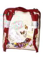 شنطة ظهر بطبعة فراشة متعددة الألوان