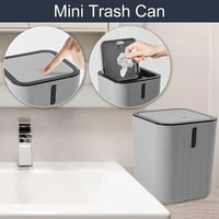 طقم اكسسوارات حمام من 4 قطع-رمادي