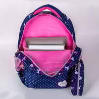 شنطة مدرسية مزركشة