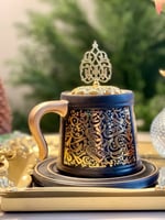 مبخرة سيراميك على شكل كوب مطلية يدويا في السعودية