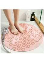 سجادة استحمام لتدليك القدمين مضادة للانزلاق دائرية...