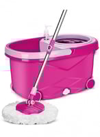 ممسحة تنظيف الارضيات دوارة 360 درجة مع دلو جودة عا...