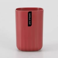 طقم اكسسوارات حمام من 4 قطع-أحمر