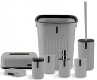 مجموعة من طقم اكسسوارات حمام 8 قطع + طقم دعاسات حم...