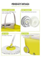 ممسحة تنظيف الارضيات دوارة 360 درجة مع دلو جودة عا...