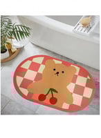 سجادة حمام Hihomey سجادة حمام سريعة الجفاف غير قاب...